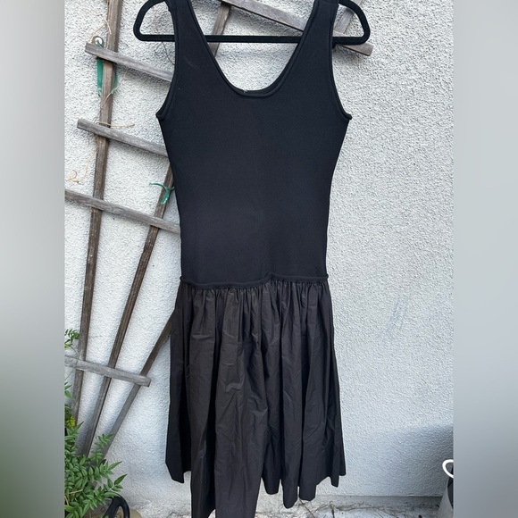 A.L.C. Sadie Combo Flounce Midi Dress in Black - Picture 11 of 11